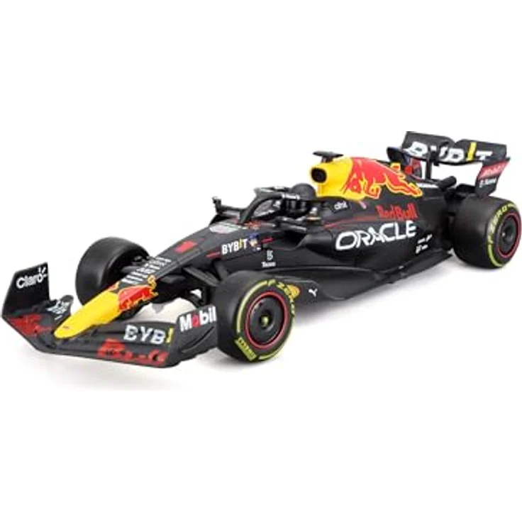 Maisto Tech R/C F1 Red Bull Racing RB18 (2023): Ferngesteuertes Auto im Maßstab 1:24, Originalgetreues Formel 1-Auto, 2,4 GHz, Pistolengriff-Steuerung, 23 cm, schwarz (582356) – Bild 1