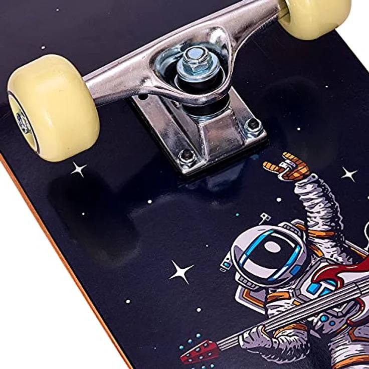 Apollo Kinder Skateboard, kleines Komplett Board mit ABEC 3 Kugellagern und Aluminium Achsen - Holzboard - Coole Designs für Kinder und Jugendliche - Cruiser Boards für Mädchen und Jungen – Bild 5