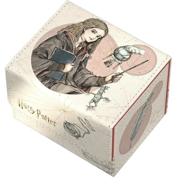Ultimate Guard Sidewinder 100+ Xenoskin Harry Potter - Hermione Granger, Deck-Box für bis zu 120 Karten, widerstandsfähiges Xenoskin Material, mit Mikrofaser-Innenseite und Magnetverschluss – Bild 3