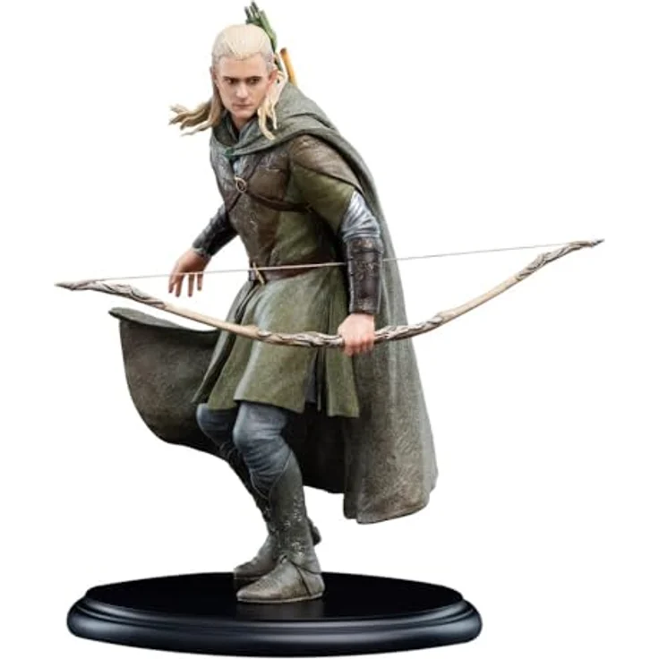 Weta Workshop Herr der Ringe Mini Statue Legolas, detailreich, 16 cm, aus hochwertigem Resin – Bild 1