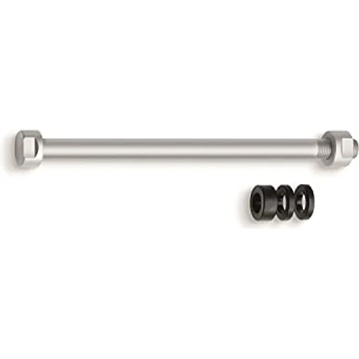 TACX Hinterradsteckachse 10x135 mm für Heimtrainer - Silber. – Bild 2