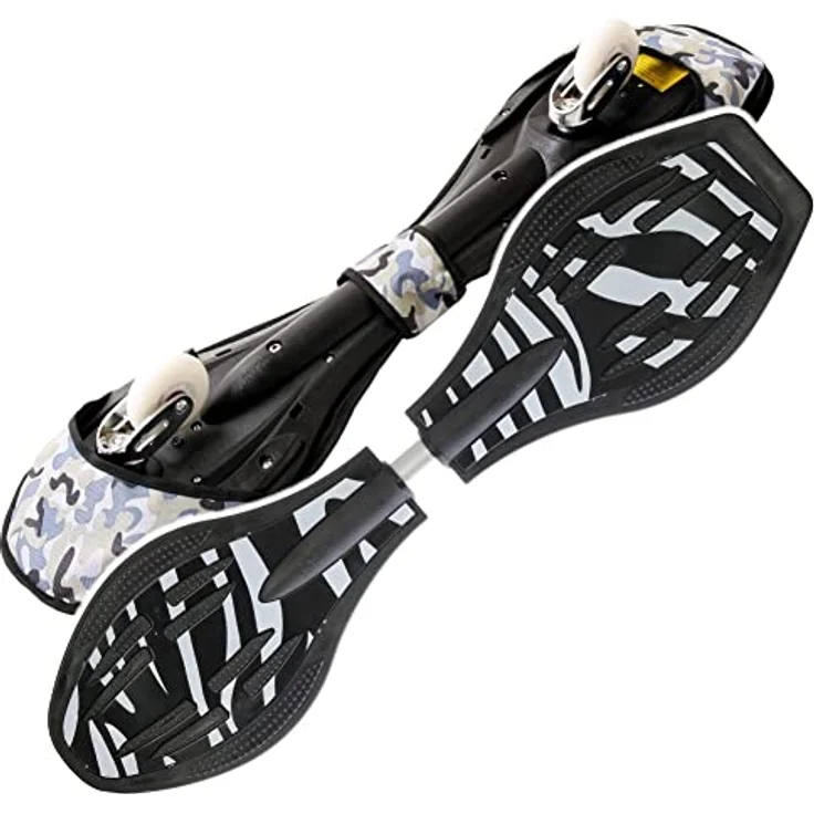 FunTomia Waveboard Original mit ABEC9 Kugellager und LED Rollen, inkl. Tasche - Verschiedene Farbdesigns – Bild 3