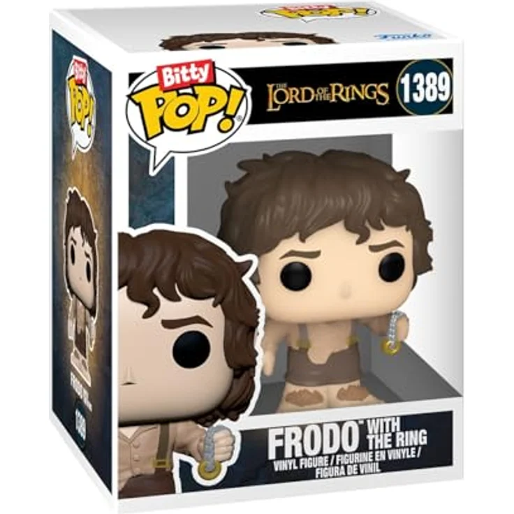 Funko Der Herr der Ringe Frodo im Auenland, Vinyl Sammelfigur aus der Bitty Pop! Town Reihe, langlebig – Bild 5