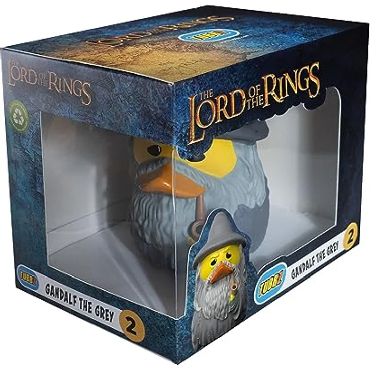 TUBBZ Box-Ausgabe Gandalf der Graue Sammler-Vinyl-Gummiente Figur - Hochdetailliert, Der Herr der Ringe Merchandise, Display-Box inklusive - Fernsehen, Filme & Videospiele – Bild 2