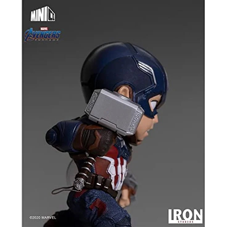 Iron Studios Avengers Endgame Mini Co. PVC Figure Captain America 20 cm - Sammelfigur, detailgetreue Nachbildung – Bild 3