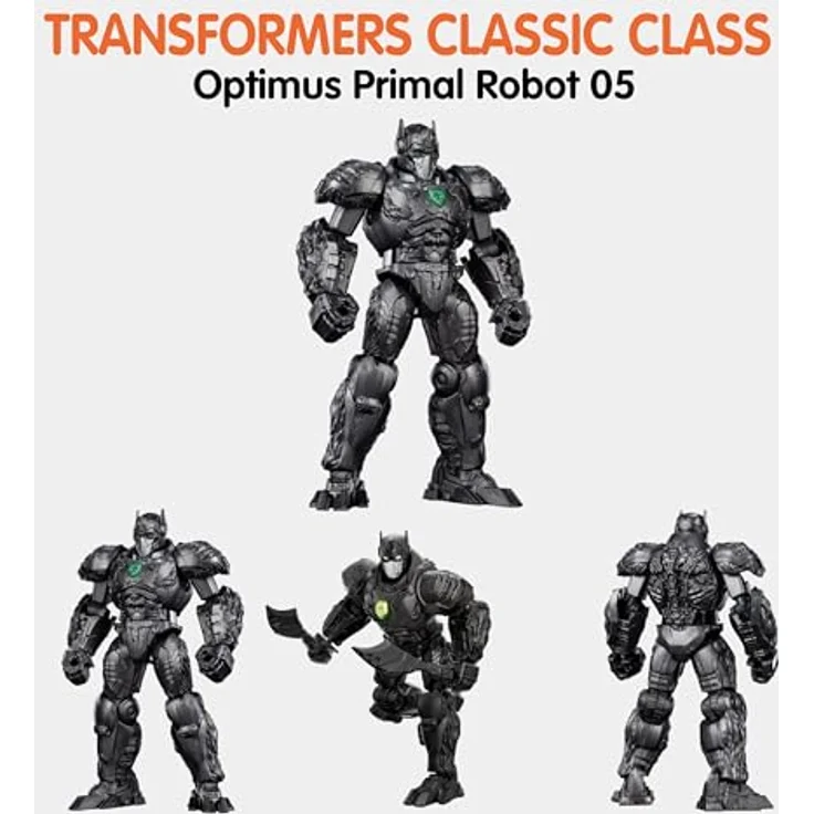 Blokees Transformers Blokees Plastic Model Classic Class 05 Optimus Primal Robot, 25 cm bewegliche Sammelfigur mit CR927-Batterie – Bild 4