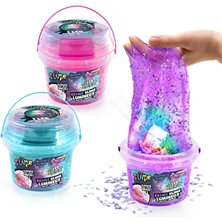 Canal Toys Slime SSC 217, Mehrfarbiger Experimentierschleim mit 350 Gramm, inkl. LED und Dekorationsbeuteln