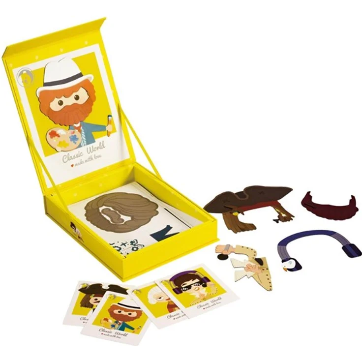 Classic World Magnetic Case Faces, Bastelspielzeug mit Magneten für kreative Kindergesichter, für Kinder ab 3 Jahren – Bild 4