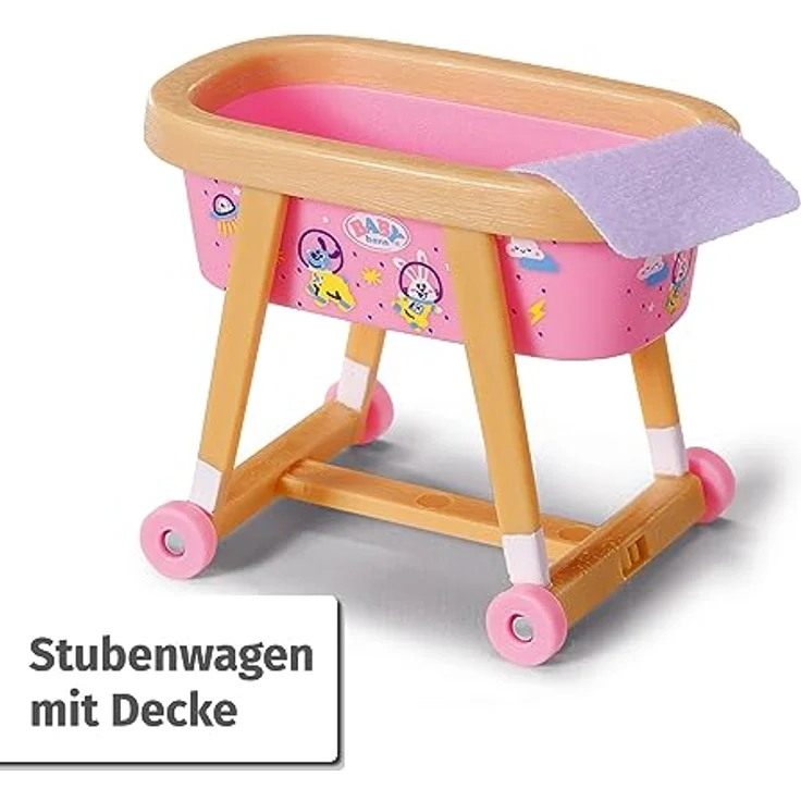 BABY born, Spielset für BABY born Minis, BABY born Minis - Playset Furniture, Möbelset mit Kleiderschrank, Kleiderstange, Stubenwagen, Wickeltisch und 4 Kleidersets, 906163, Zapf Creation – Bild 5