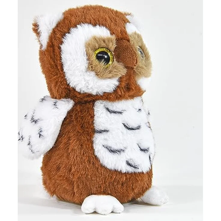 Kögler Labertier Eule Hedwig äfft Alles nach Kuscheltier Plüschtier Braun 18 cm – Bild 2