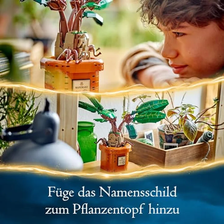 LEGO® Konstruktionsspielsteine Zaubertrankpflanze: Alraune (76433), LEGO Harry Potter™, (579 St), Made in Europe – Bild 8
