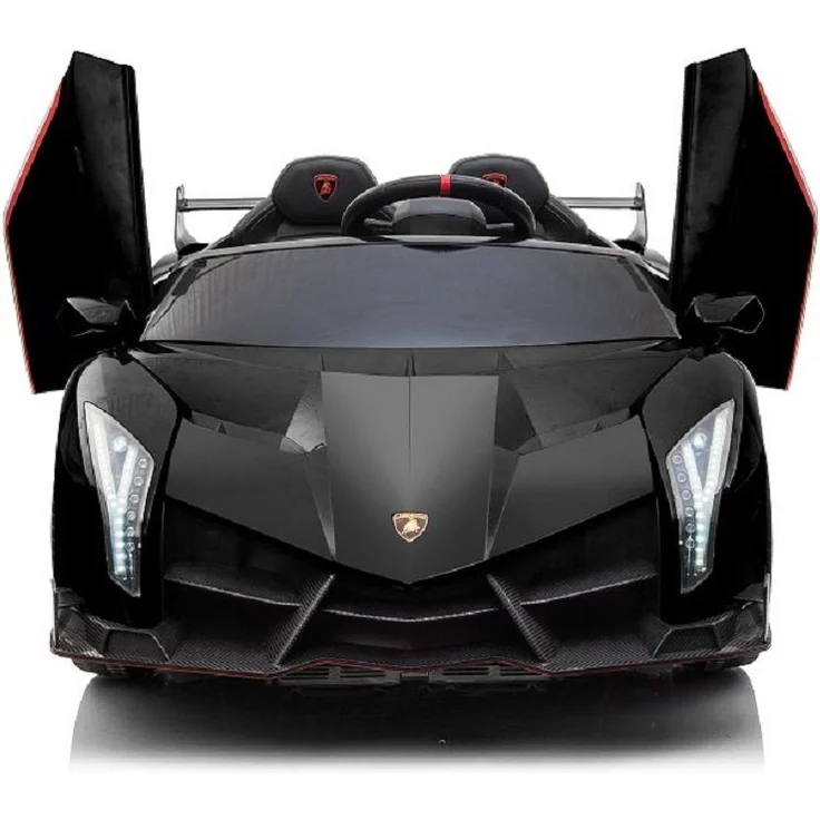 OTTO Elektro-Kinderauto Elektro Auto "Lamborghini Veneno 615B" - lizenziert - mit Ledersitz, EVA Reifen, Allradantrieb, Lambo Türen - Schwarz oder Weiss – Bild 1