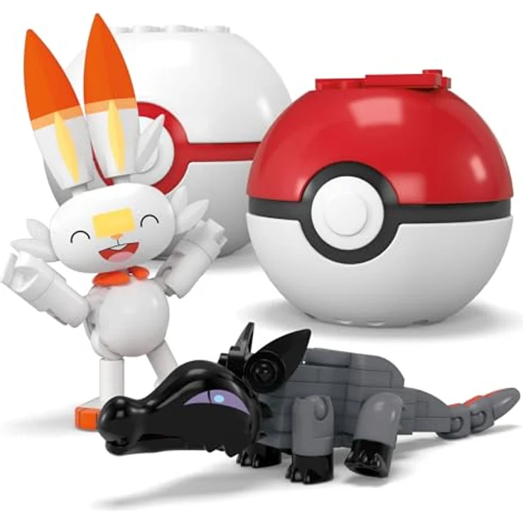 Pokémon MEGA 4 Feuer-Typ Set, Klemmbausteine mit 105 Teilen, für Kinder ab 6 Jahren – Bild 5