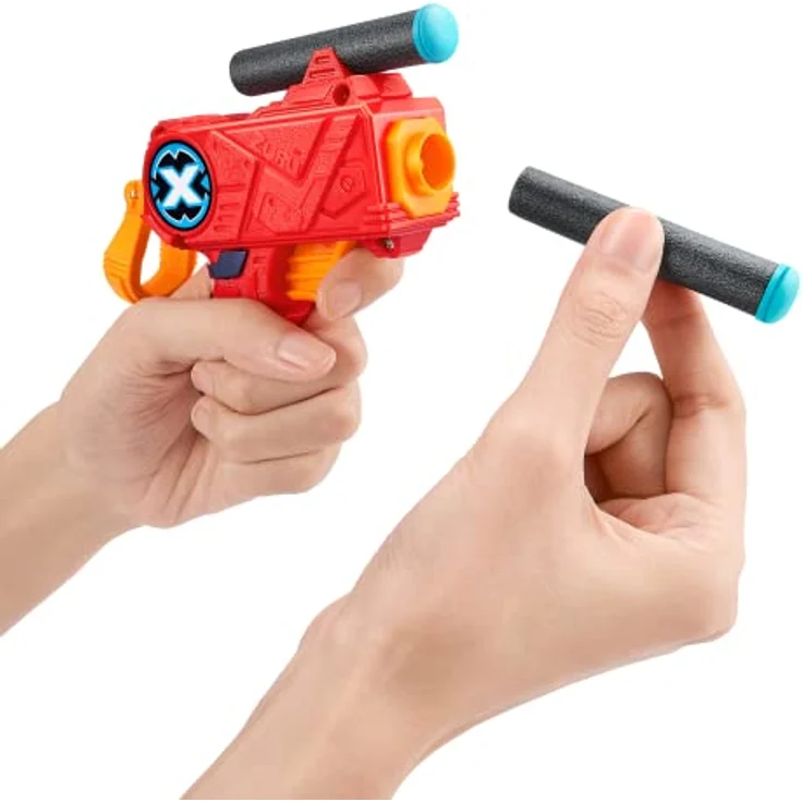 XSHOT - Excel Mikro-Pistole aus Schaumstoff, 1 Schuss mit 8 Pfeilen, für bis zu 25 m, 3613TQ1-22 – Bild 4