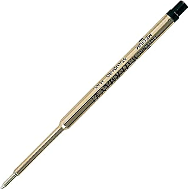 Waterman Füllfederhalter Grossraum Mine M schwarz Standard Maxima 1er Blisterkarte, Tintenflacon in eleganter schwarzer Farbe – Bild 5
