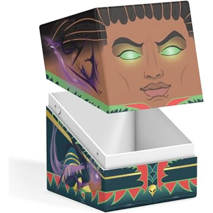 Squaroes Squaroe Magic: The Gathering "Secrets of Strixhaven" MTG009 - Sammelbox für TCG-Decks, Platz für 100 Karten – Bild 4