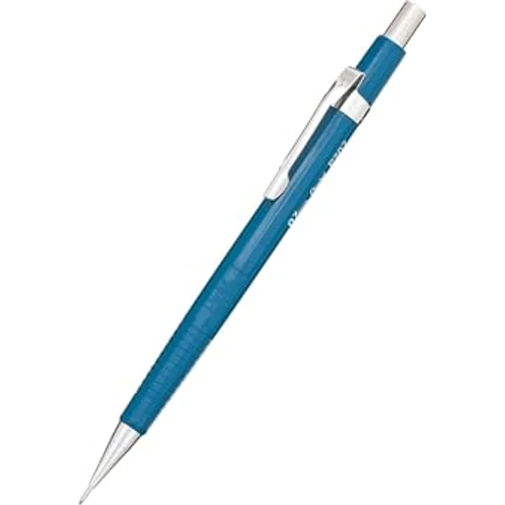 Pentel P207 Druckbleistift blau, HB 0,7 mm, bruchsichere HI-Polymer-Mine, integrierter Radierer – Bild 2