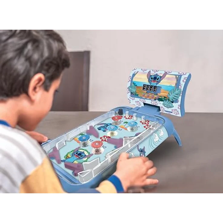 Lexibook JG610D Stich Elektronischer Tischflipper mit Lichtern & Sounds, Multilingual, für Kinder ab 5 Jahren – Bild 4