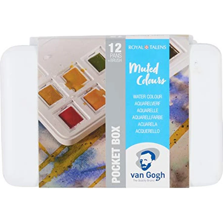 ROYAL TALENS Aquarellfarbe Van Gogh 12er Gedeckte Farben – Bild 2