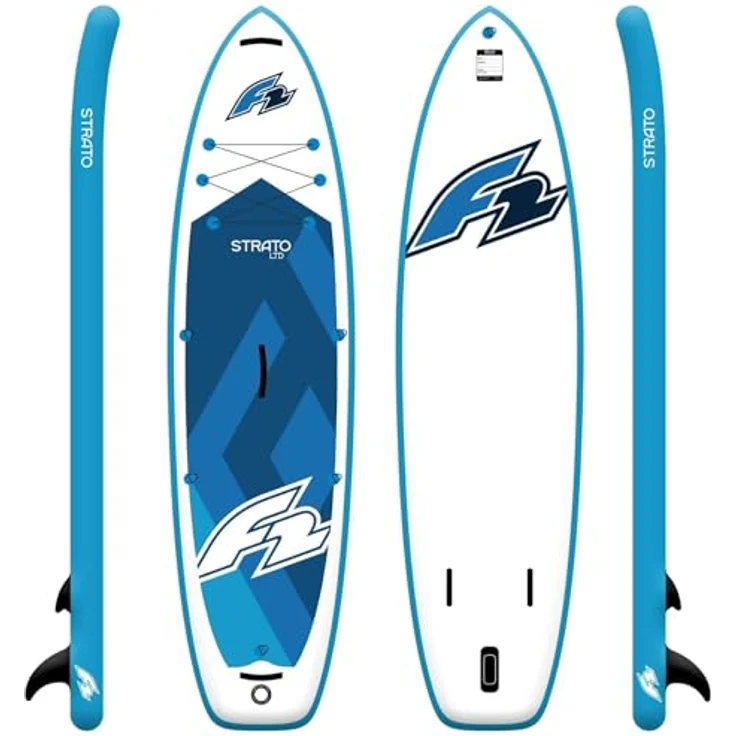 F2 2024 Strato SUP 10,5 Blue, Stand Up Paddle Board mit Kajaksitz und -paddel – Bild 2