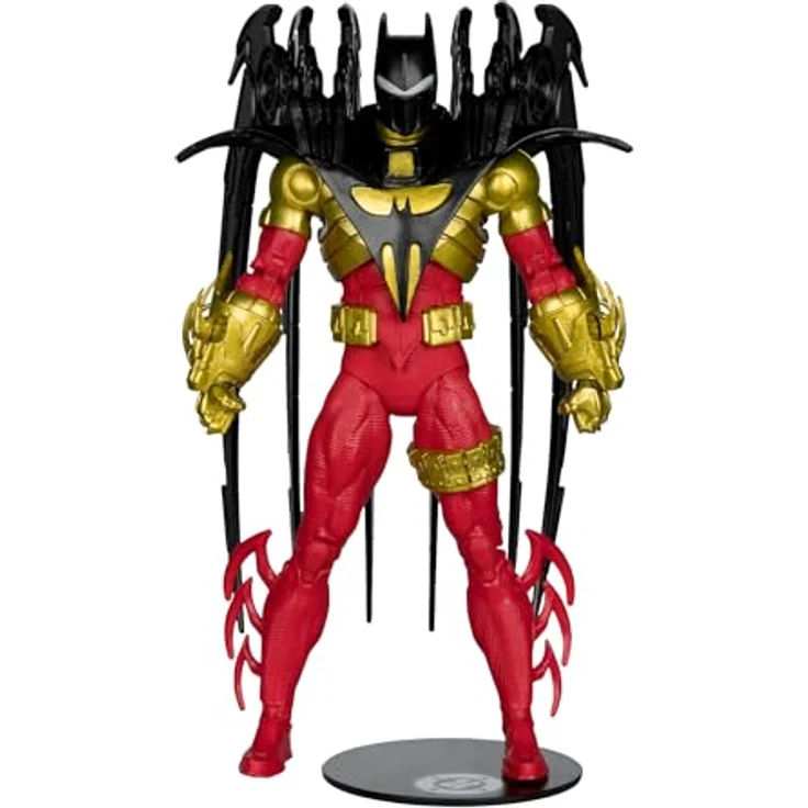 McFarlane DC Multiverse Azrael Batman (Knightquest), detailreiche Actionfigur, 19 cm mit Zubehör und Base – Bild 3