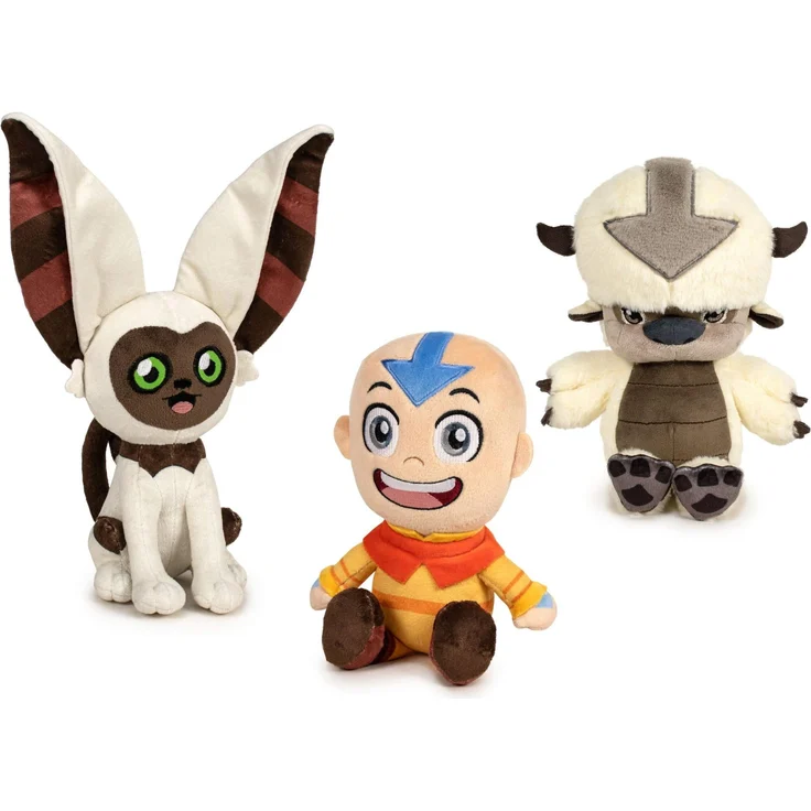 Play by Play Avatar - Der Herr der Elemente Appa Plüschfigur, 21 cm, weicher Plüsch, offiziell lizenziert, ideal für Kinder ab 3 Jahren und Sammler