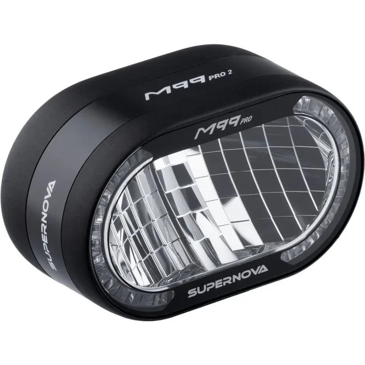 "Supernova Fahrradbeleuchtung M99 Pro 2 - 25 km/h, schwarz, E-Bike Scheinwerfer mit 3.000 Lumen, Tagfahrlicht und IP67 Schutzklasse"