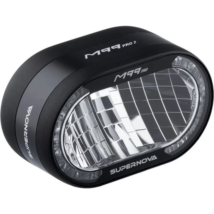"Supernova Fahrradbeleuchtung M99 Pro 2 - 25 km/h, schwarz, E-Bike Scheinwerfer mit 3.000 Lumen, Tagfahrlicht und IP67 Schutzklasse"