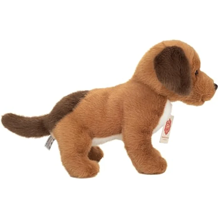 Teddy-Hermann HUNDEWELPE MILOW 25 Sonstige, Kuscheltier mit goldbraunem Plüschfell – Bild 2