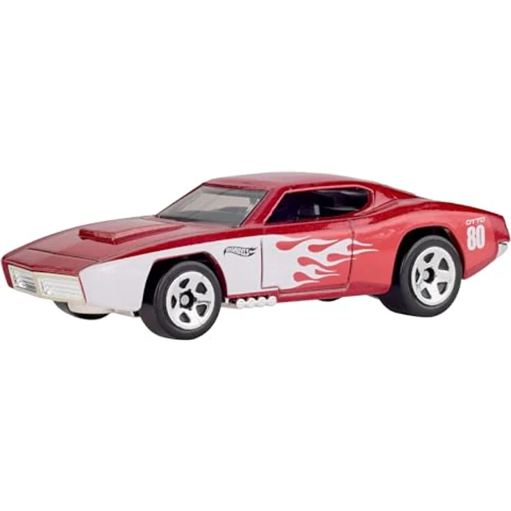 Hot Wheels 80th Anniversary 5-Pack, Spielzeugautos im Maßstab 1:64 mit Bone Shaker und Twin Mill, besondere Jubiläumsverpackung – Bild 4