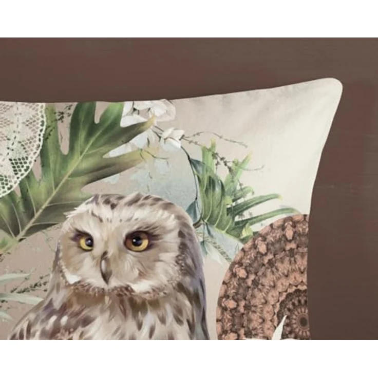hip Biber Bettwäsche KIRJA natürlich 100% Reine Baumwolle flauschig weich & warm atmungsaktiv Bettwäscheset Kissenbezug 80x80 cm 135 cm x 200 cm beige-braun – Bild 4