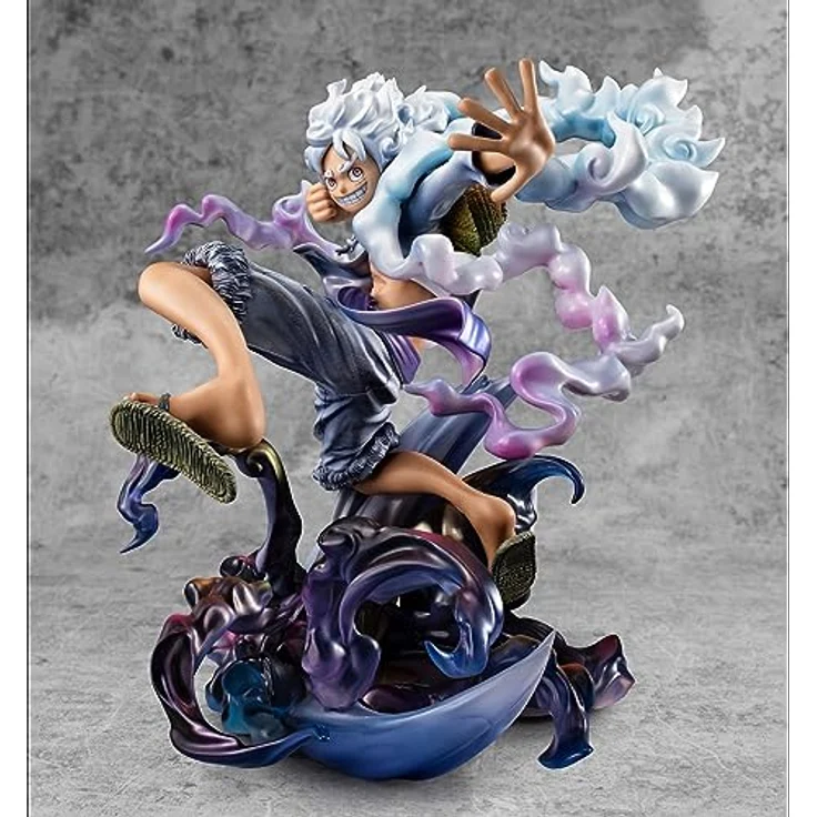 MegaHouse - One Piece WA-Maximum - Gear Five Monkey D. Luffy, Portrait of Pirates Sammelfigur, ca. 22,9 cm hoch, dynamische Modellierung, vorlackiert, offiziell lizenziert – Bild 2