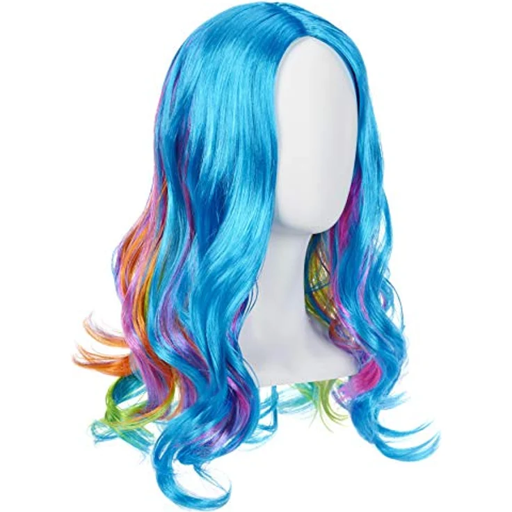 Rainbow High Perücke 45.72cm - Weiches, extra langes Haar für Rollenspiele - Glam Dress-Up Accessoire für Mädchen - Regenbogen – Bild 1