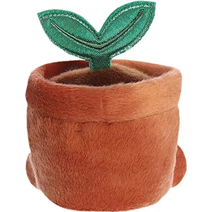 Aurora, 33793, Palm Pals Terra Blumentopf, Plüschtier, Braun, 13cm – Bild 4