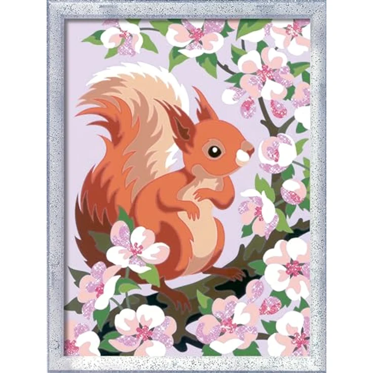 Ravensburger Malen nach Zahlen 20064 - Neugieriges Eichhörnchen - Kinder ab 9 Jahren - Preisvergleich – Bild 2