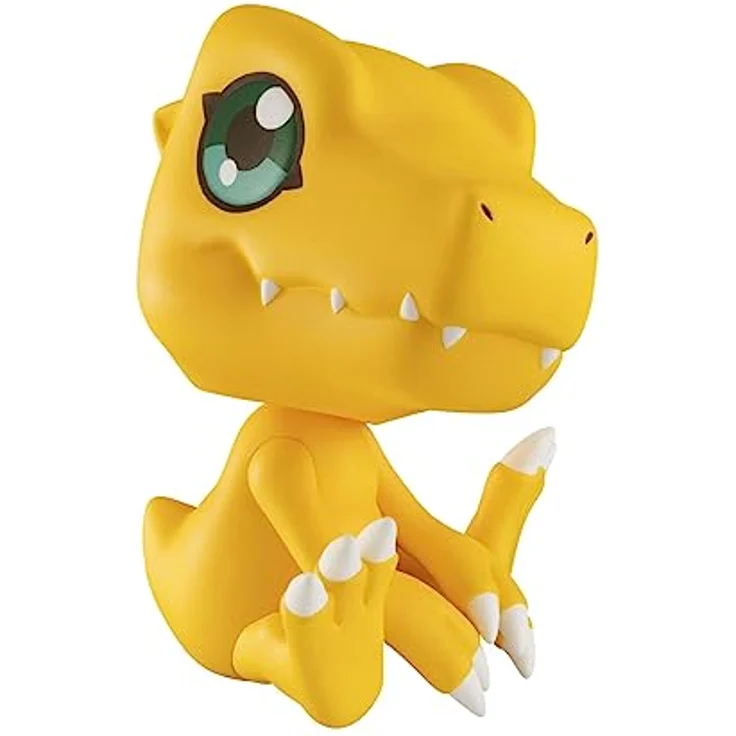 MegaHouse Digimon Adventure Statuette PVC Look Up Agumon 11cm, hochwertige Sammelfigur mit guter Qualität – Bild 3