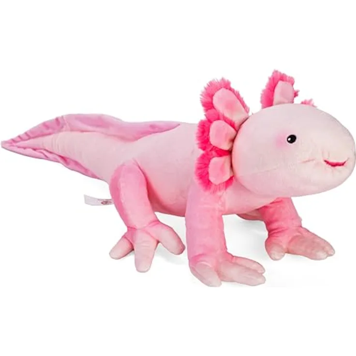 Wild Republic Cuddlekins Eco Axolotl, Kuscheltier aus umweltfreundlichem Material, extrem weich und liebevoll gestaltet