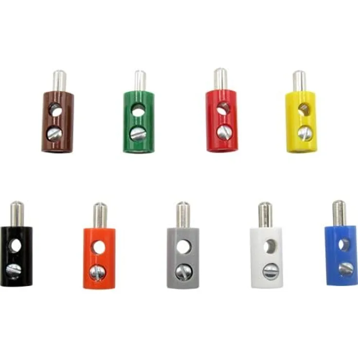 51410 Sortiment Querlochstecker Bananenstecker 2,6mm (90 Stück)