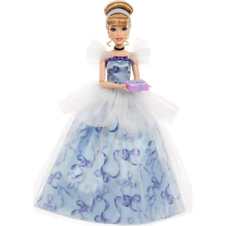 Mattel® Disney Prinzessin Cinderella Anziehpuppe, Modepuppe mit festlichem Kleid und Geschenkbox, JCR78, 30 cm, für Kinder und Sammler – Bild 2