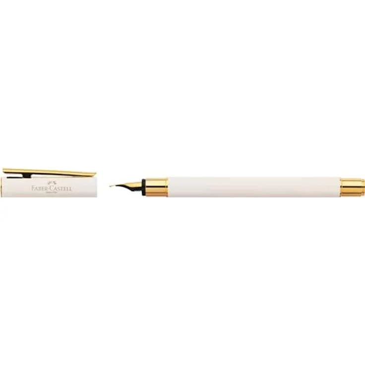 Faber-Castell Füller Neo Slim, limitierte Edition in Gold Marshmallow mit Edelstahl-Feder EF – Bild 3