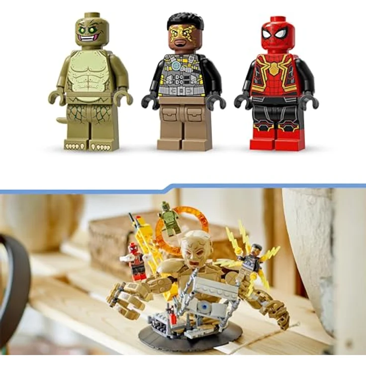 LEGO Marvel Spider-Man vs. Sandman: Showdown, Superhelden-Kampf-Spielzeug mit Figuren inkl. Lizard und Electro, Bauspielzeug für Rollenspiele, Geschenk für actionbegeisterte Jungs und Mädchen 76280 – Bild 5