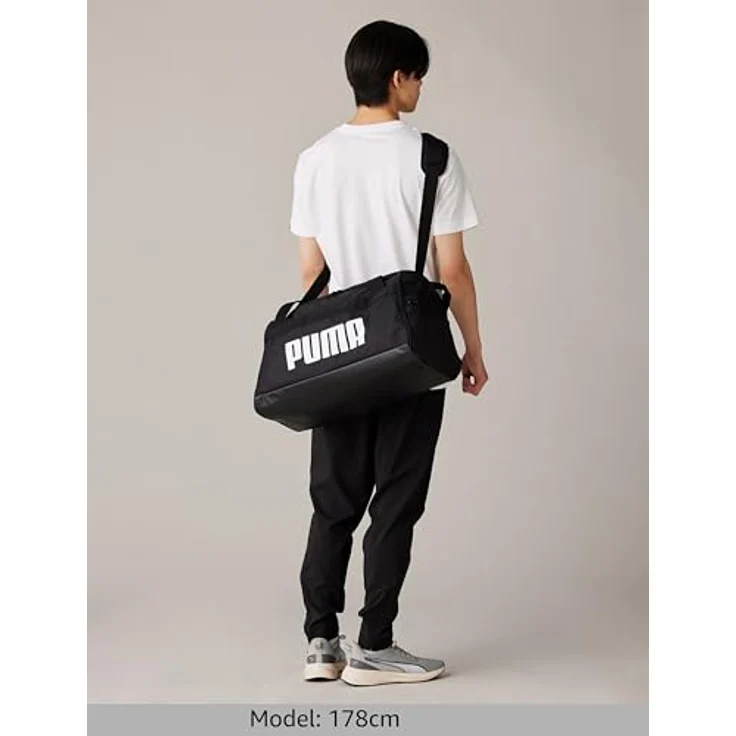 PUMA Sporttasche CHALLENGER SMALL SPORTS BAG, Kinder, Polyester, PUMA Black, handwaschbar – Bild 2