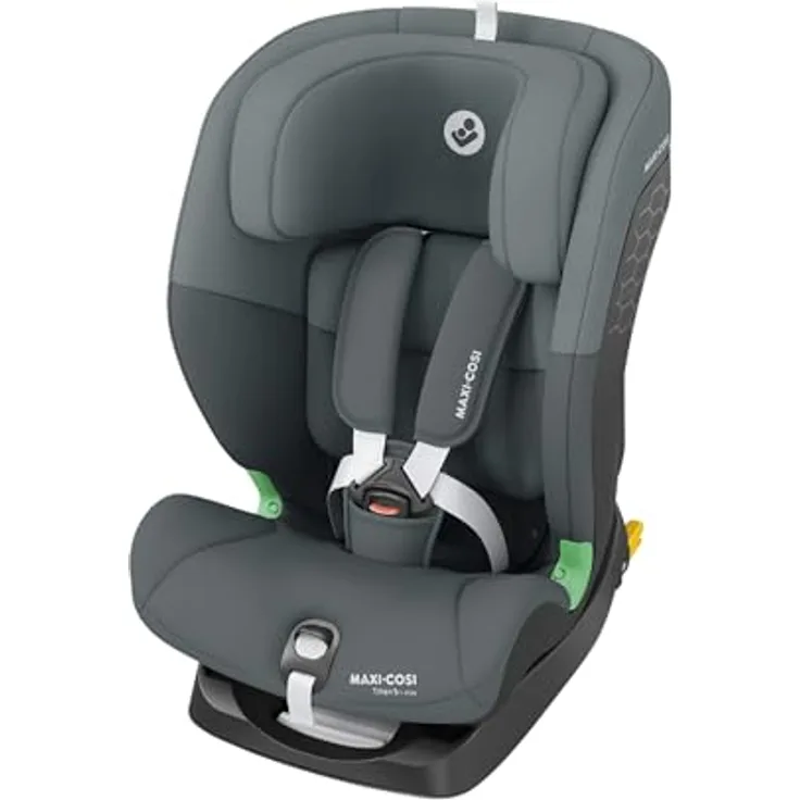 Maxi-Cosi Kindersitz Titan S i-Size mit G-Cell Seitenaufpralltechnologie, Isofix & Top Tether - Tonal Graphite