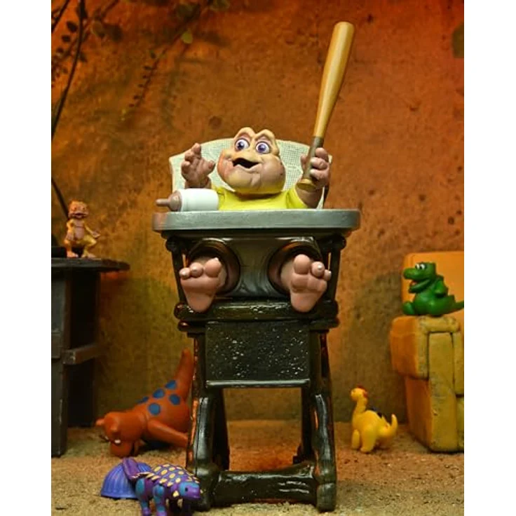 NECA Dinosaurs Actionfigur Ultimate Baby Sinclair, 18 cm mit Zubehör und Austauschteilen – Bild 6