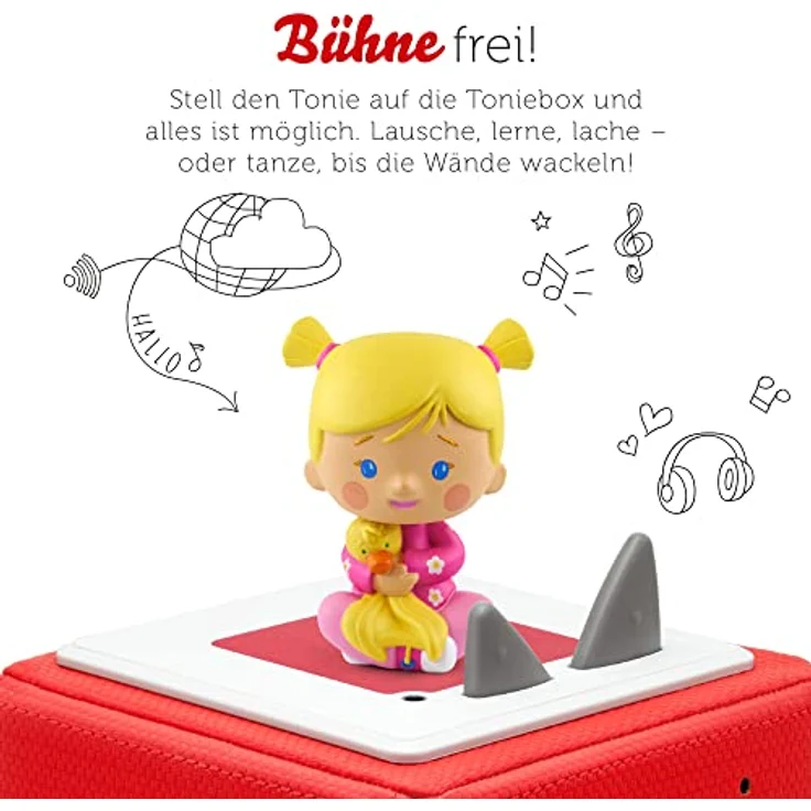 tonies Hörfiguren für Toniebox, Zoés Zauberschrank – Eule/Regenbogenrätsel/Schatz AHOI/Farbe Rosa, Hörspiel für Kinder ab 3 Jahren, Spielzeit ca. 46 Minuten – Bild 2