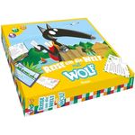 AUZOU Reise um die Welt mit Wolf, Brettspiel ab 5 Jahren, Familienspiel für 2-6 Spieler mit Wolf-Metallfigur und Postkartenversand
