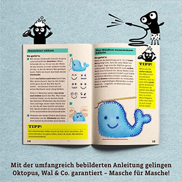 Kosmos AllesKönnerKiste Bastelbox Schwämme häkeln – Bild 6