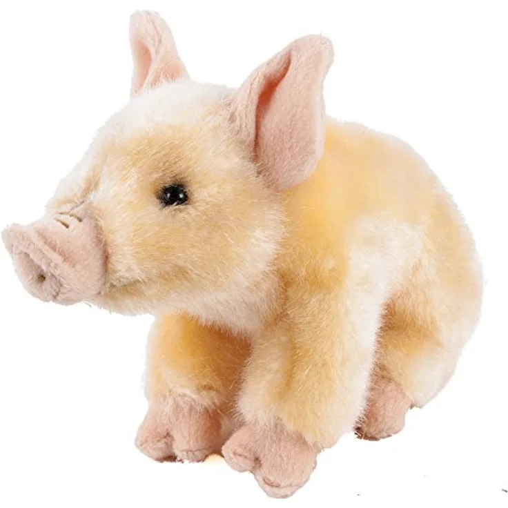 Teddys Rothenburg Kuscheltier Schwein 20 cm sitzend rosa Plüschschwein Stoffschwein by Uni-Toys