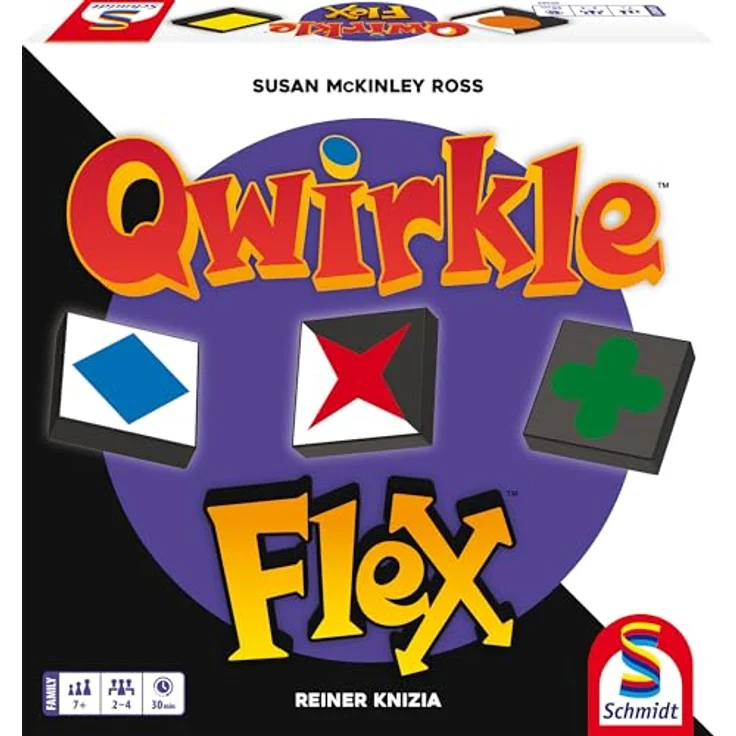 Schmidt Spiele Qwirkle Flex, Legespiel mit neuen Hintergrundvariationen, für 2-4 Spieler ab 7 Jahren, Spieldauer ca. 30 Minuten – Bild 1