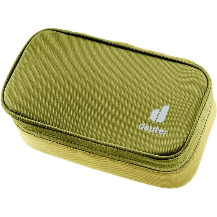 deuter Federmäppchen Pencil Case cactus-linden, mit Zwischeneinlage und Steckfächern, recycelte Materialien